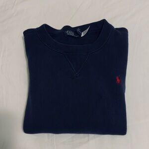 Ralph Lauren navy blue polo crewneck sweatshirt